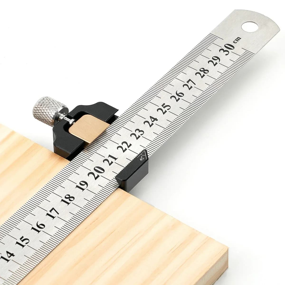 Регулируемый стальной комбинированный угольник 45-90°